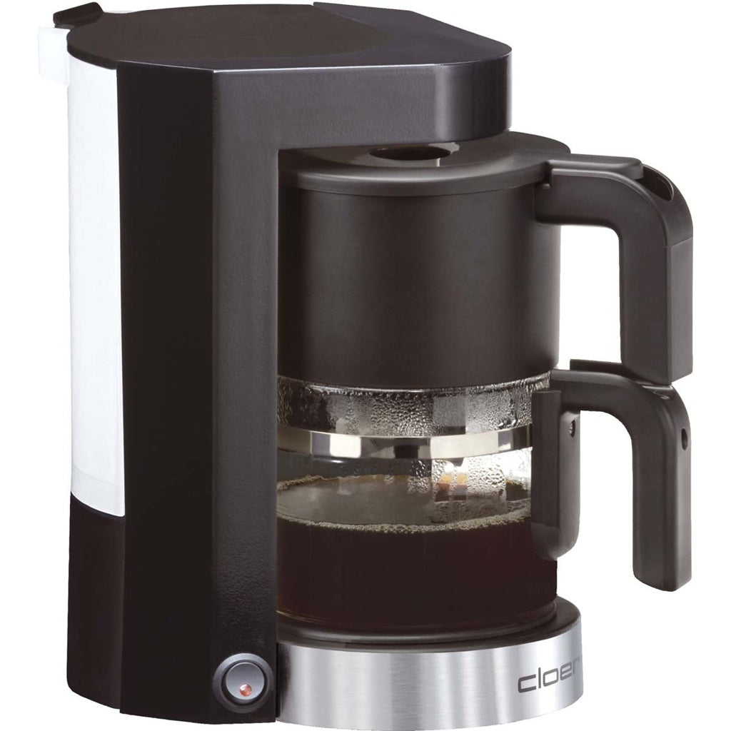 Cloer 5990 black filter coffee maker with glass carafe