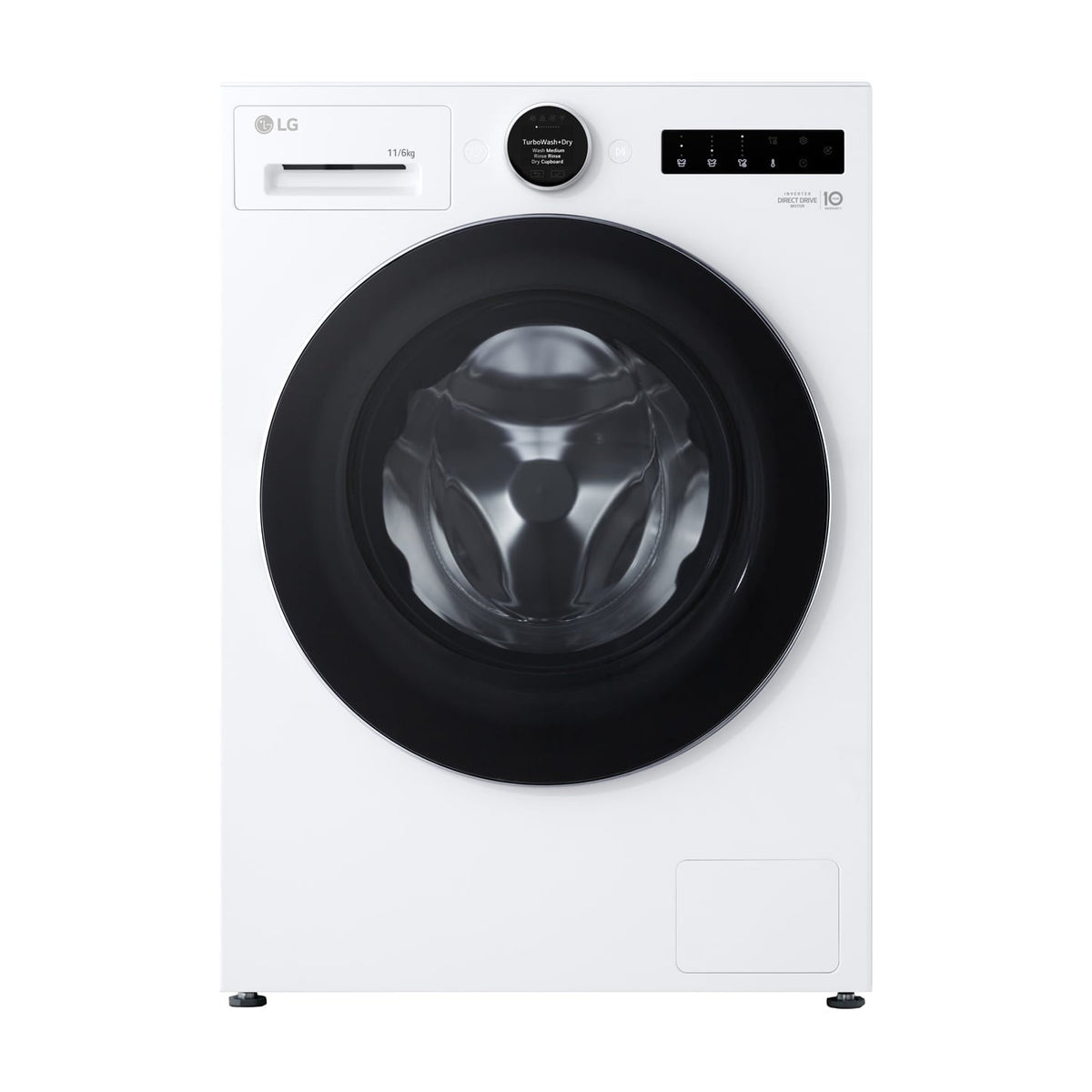 Lavasecadora LG WHX9016TLC de 11/6 kg con bomba de calor y Wi-Fi