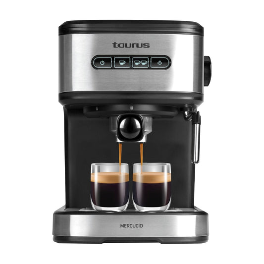 Cafetera espresso Taurus Mercucio de 20 bar con depósito de 1,5 L